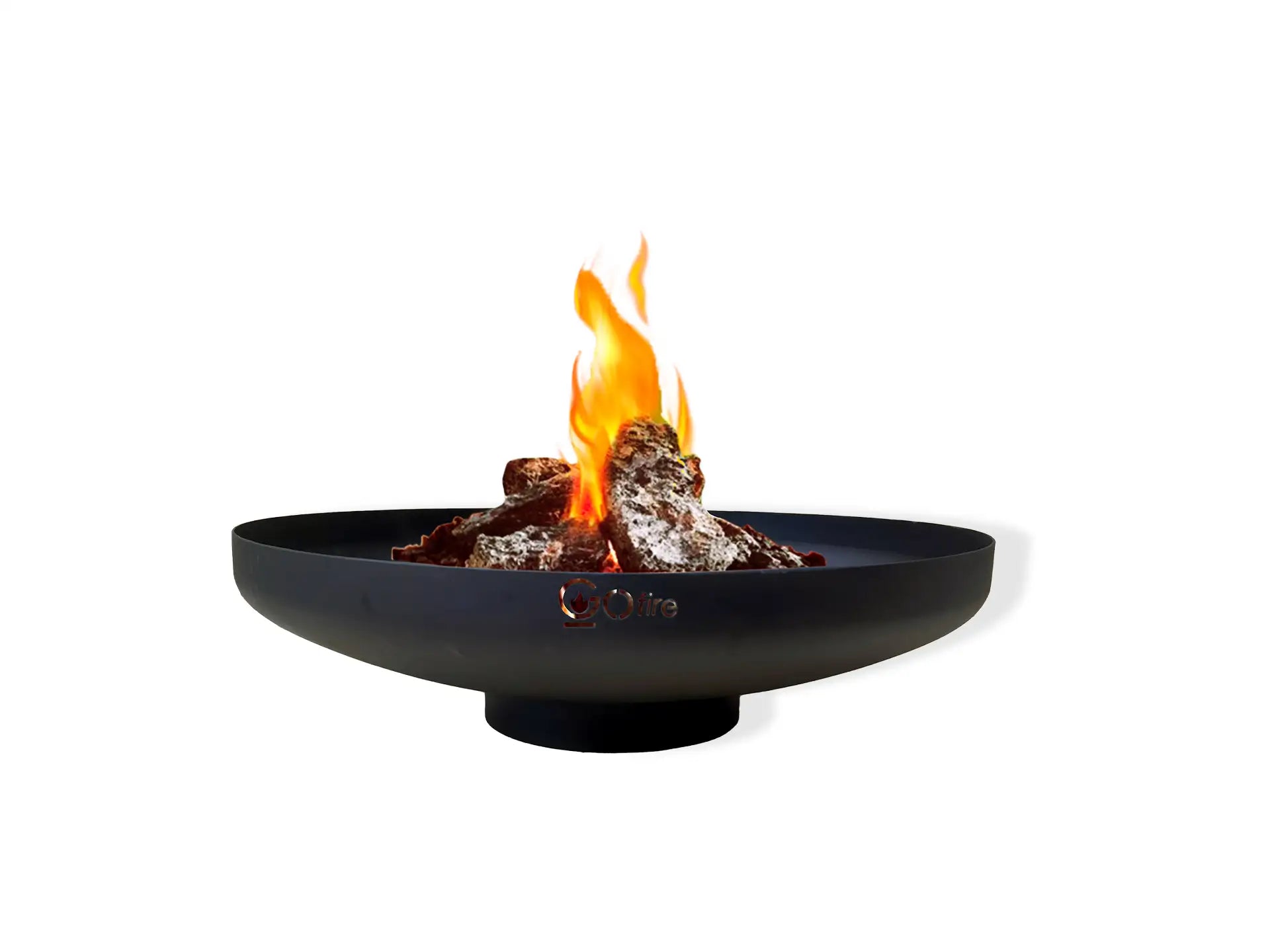 GoFire Oda Vuurschaal Zwart 80 cm