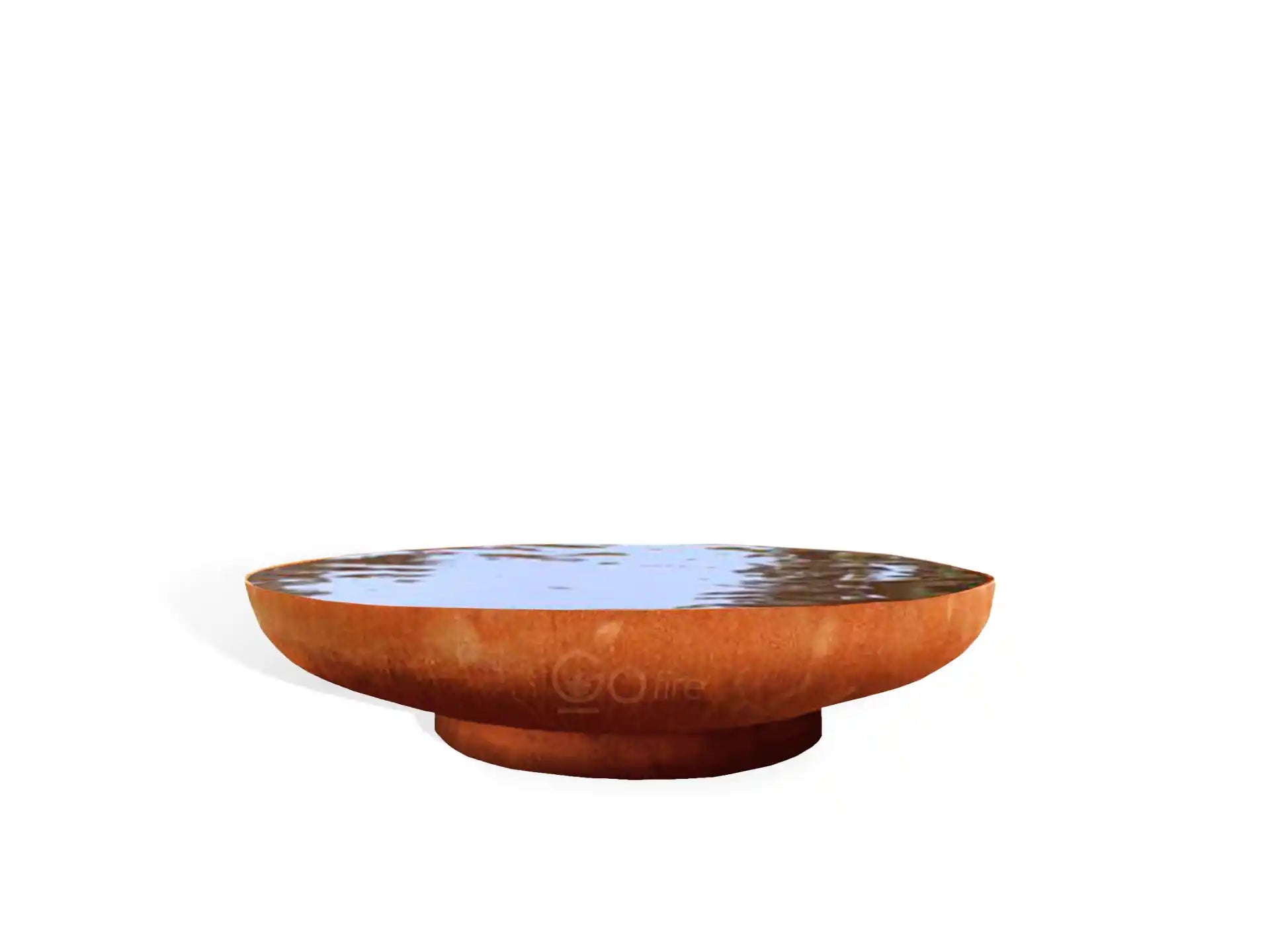 GoFire Oda Waterschaal cortenstaal 80 cm - vogel drinkschaal - groot vogelbad