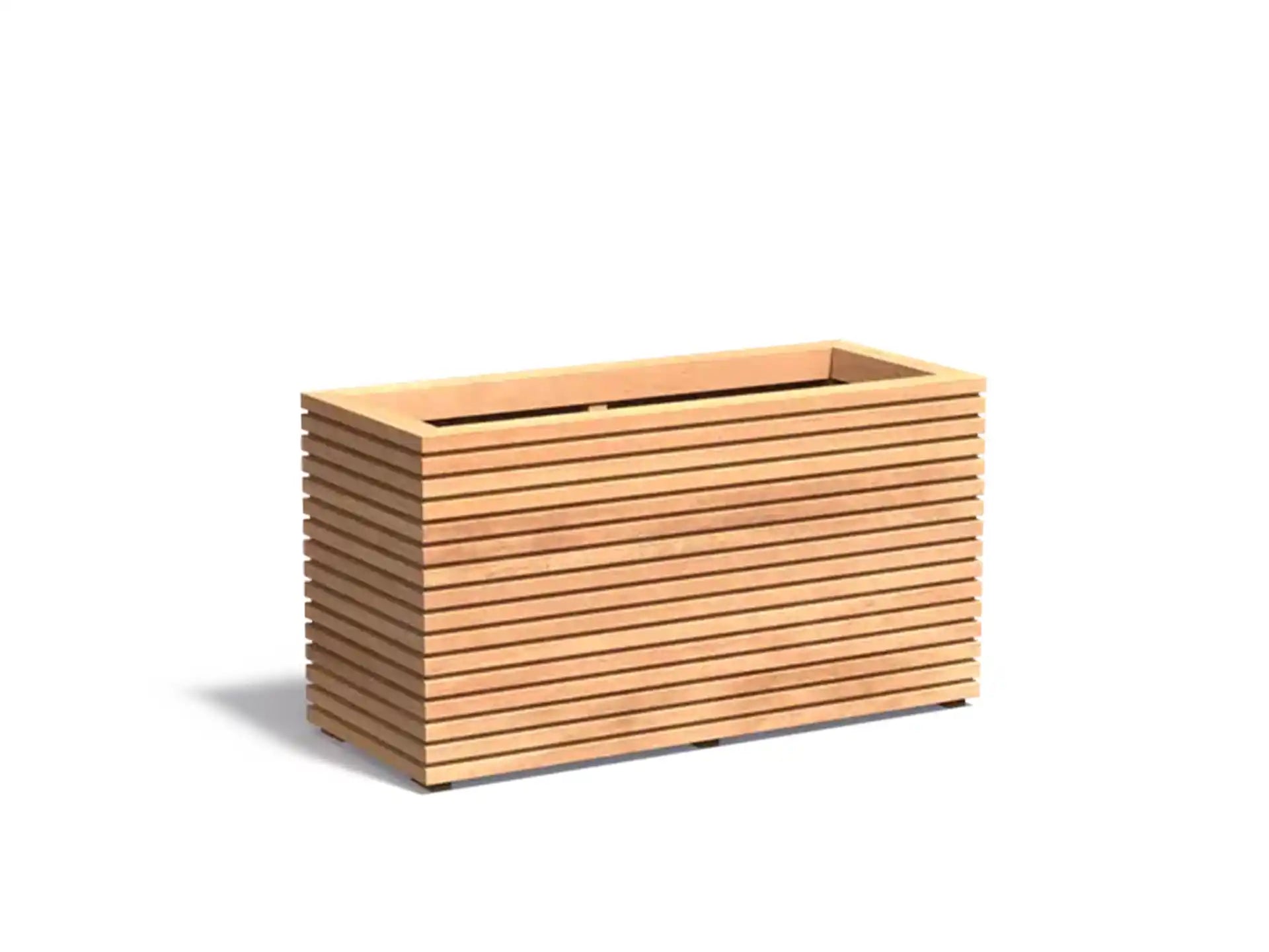 Adezz Malaga Rhombus Hardhout Plantenbak Rechthoek 120 x 50 x 65 cm met bodem