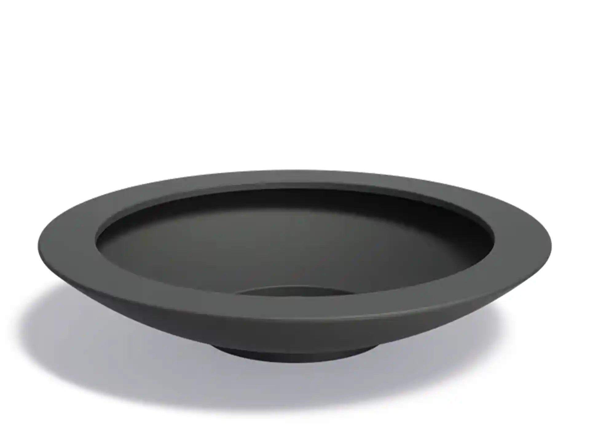 Adezz Ceder Plantenbak Polyester Rond Schaalmodel 200 x 200 x 40 cm Zwartgrijs