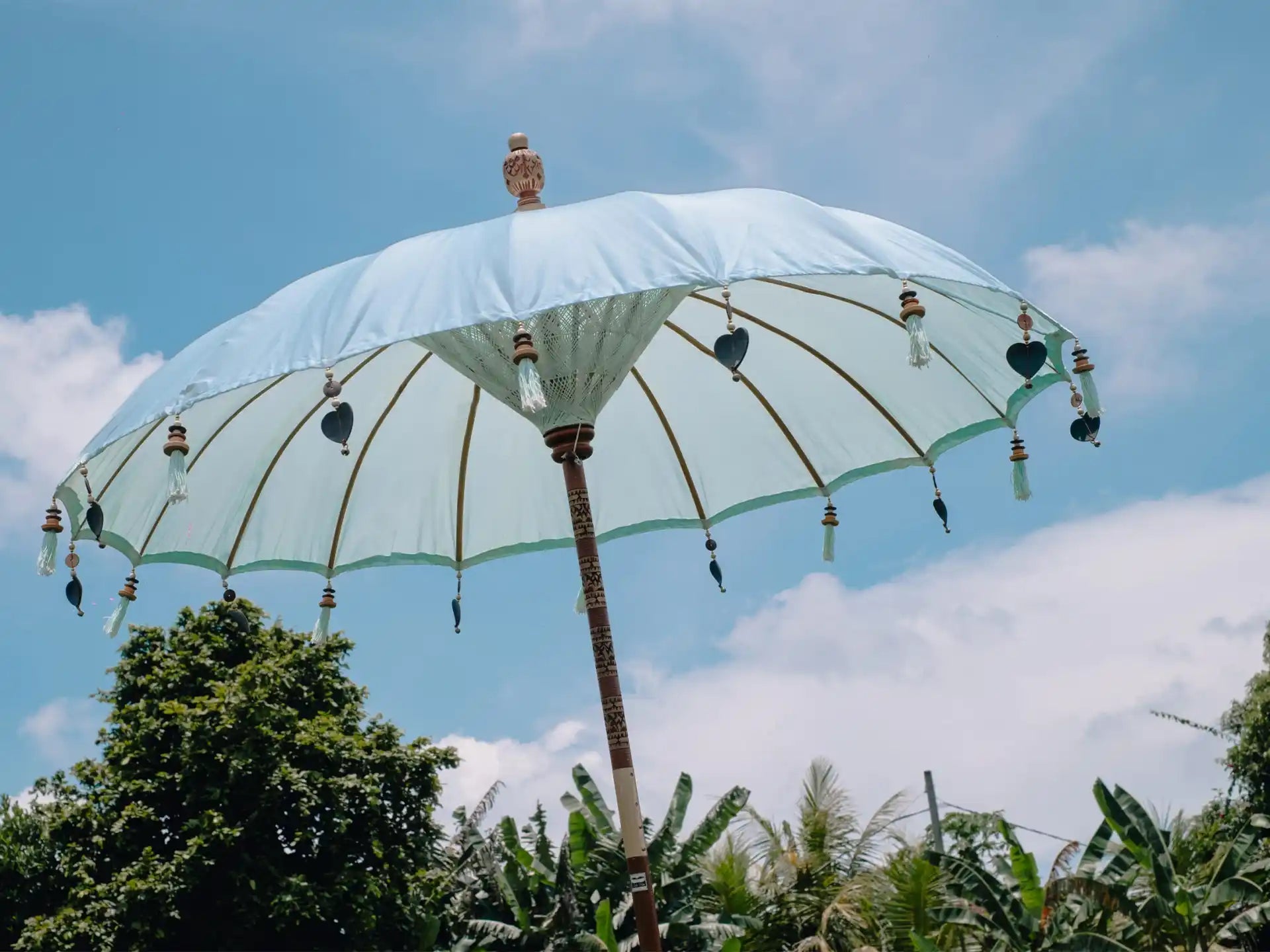 Todo Bien - Bali parasol 250 cm - Lichtblauw