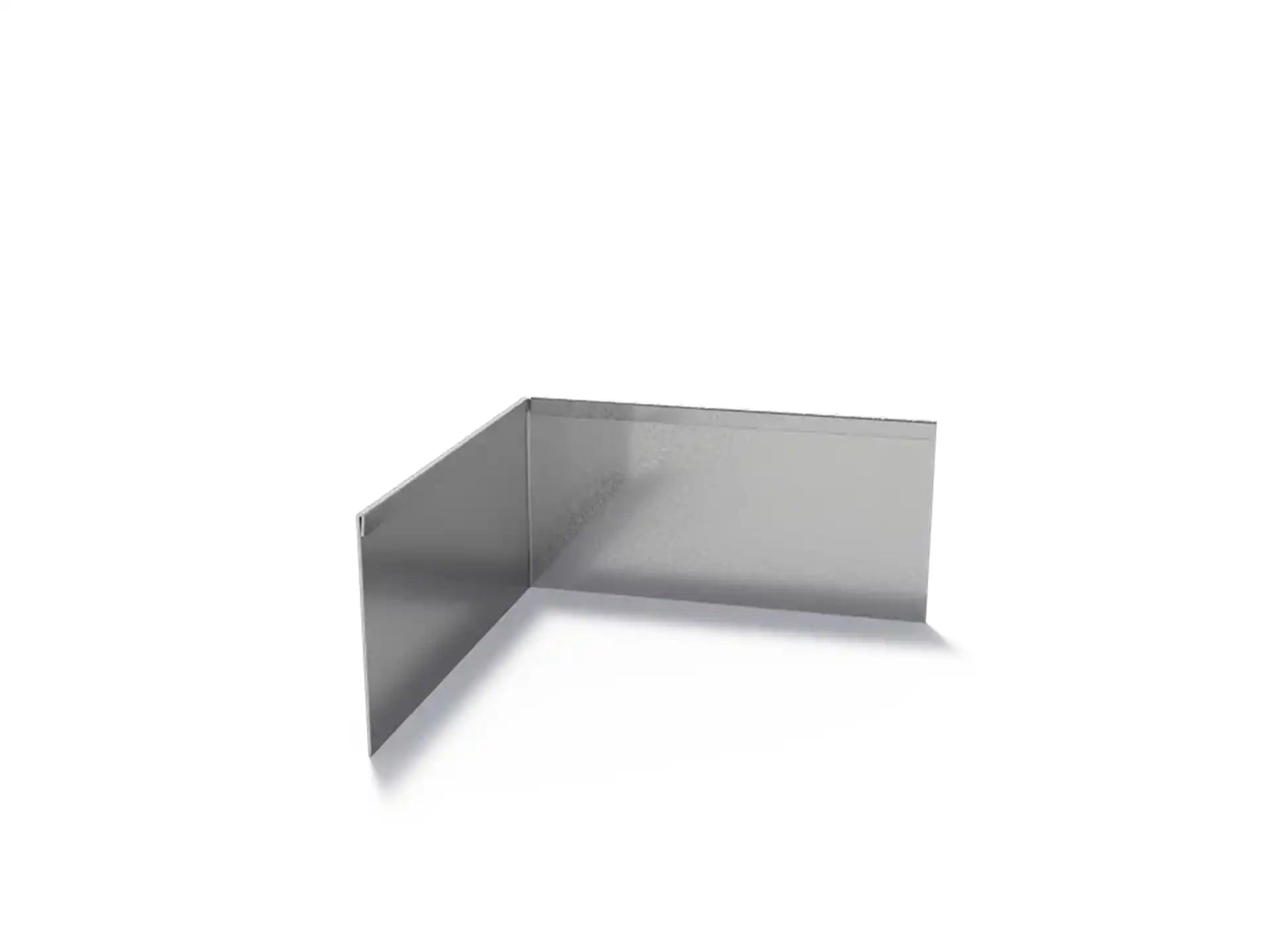 Adezz Kantopsluiting verzinkt staal hoek geplet buiten 30 x 30 x 15 cm - 2 mm