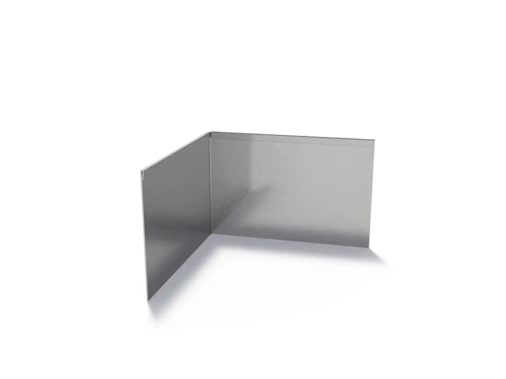 Adezz Kantopsluiting verzinkt staal hoek geplet buiten 30 x 30 x 20 cm - 2 mm