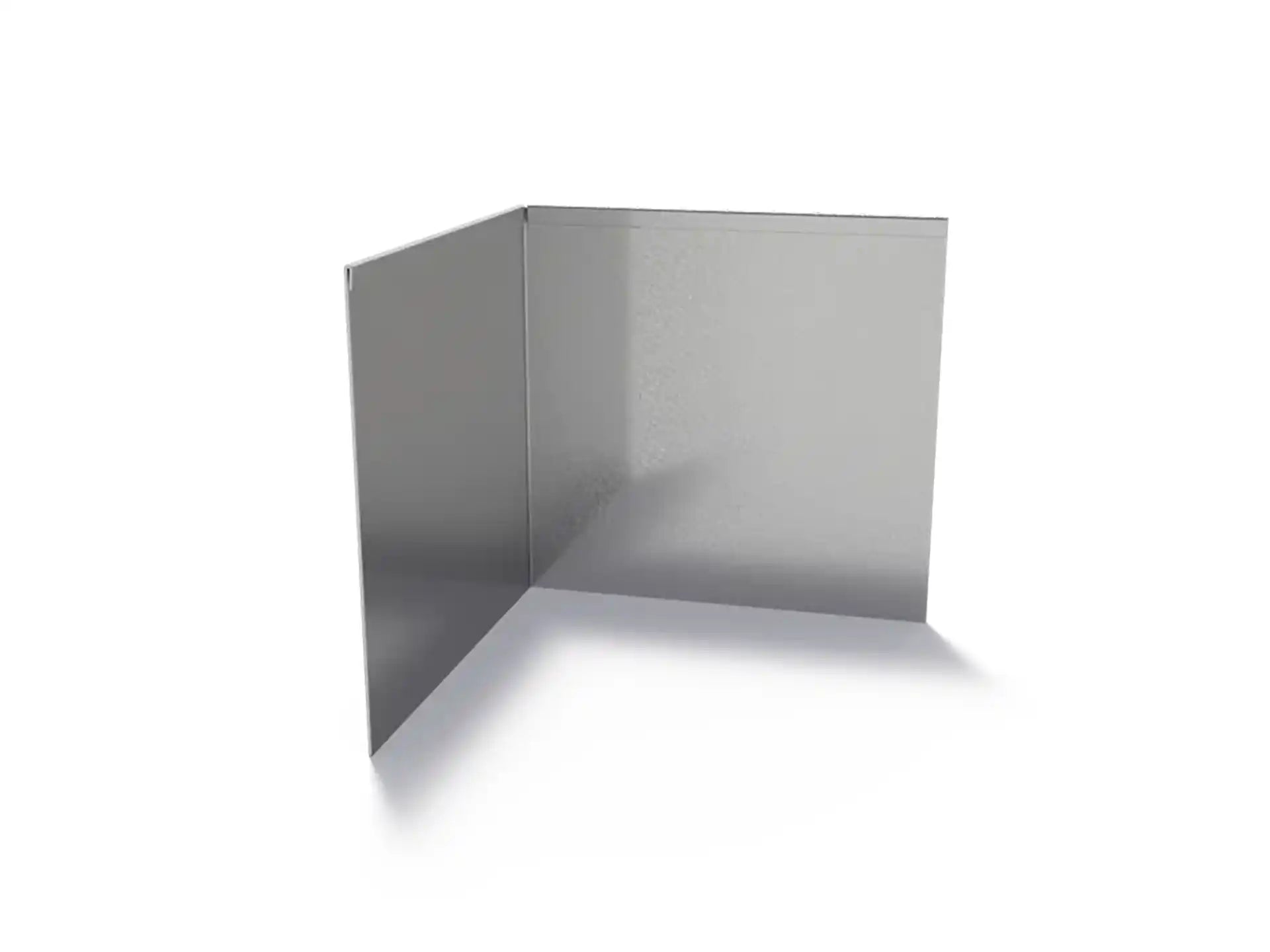 Adezz Kantopsluiting verzinkt staal hoek geplet buiten 30 x 30 x 29 cm - 2 mm