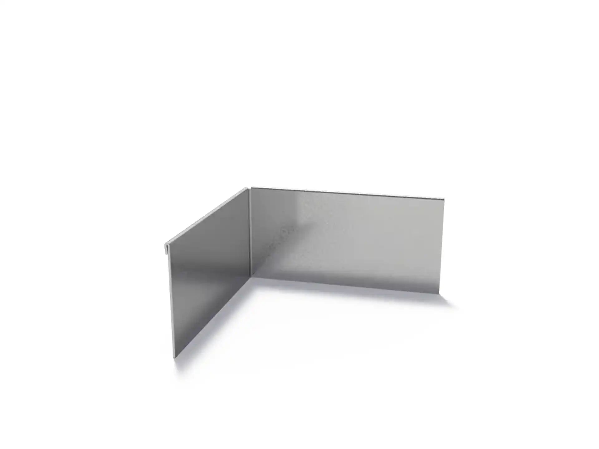 Adezz Kantopsluiting verzinkt staal hoek geplet binnen 30 x 30 x 15 cm - 2 mm