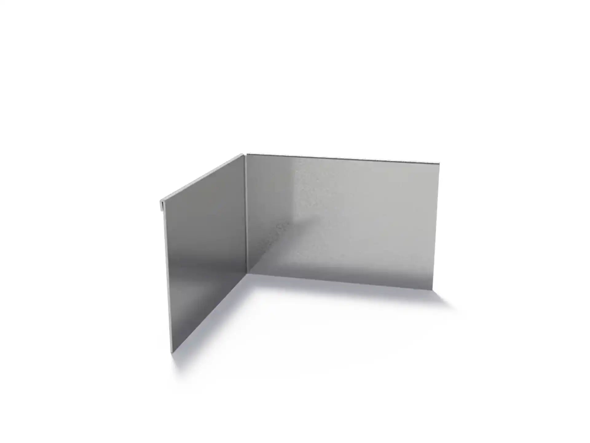 Adezz Kantopsluiting verzinkt staal hoek geplet binnen 30 x 30 x 20 cm - 2 mm