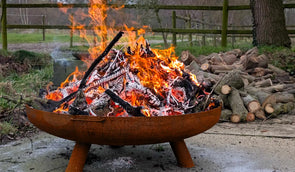 Lekker thuiswerken met een vuurschaal voor extra warme voetjes