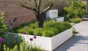 De mogelijke RAL-kleuren van de polyester en aluminium plantenbakken van Adezz