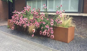 5 redenen om cortenstalen plantenbakken in je tuin te plaatsen