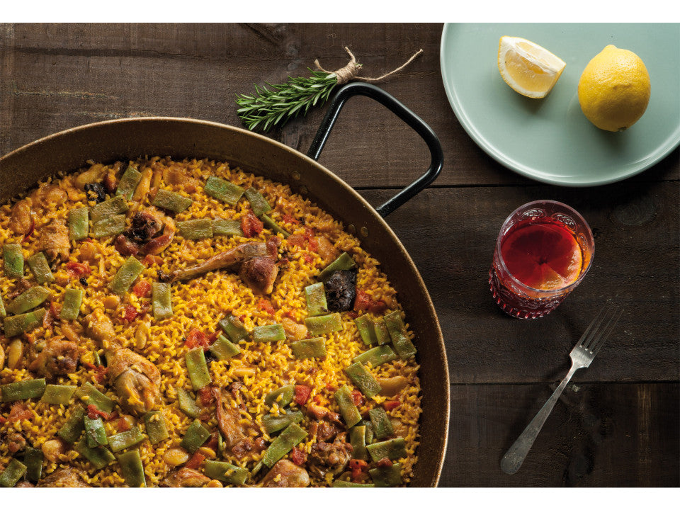 Metaltex Paella-pan, gepolijst, inductie, 34 cm