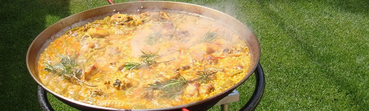 Een leuk recept voor een lekkere paella te bereiden met je eigen paella pan