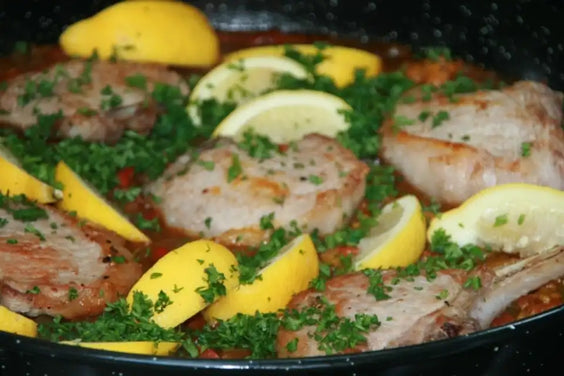 Recept paella vlees met Iberico ribbetjes, verse Spaanse chorizo en kip