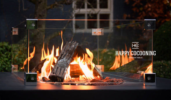 Design vuurtafels van Nederlandse bodem genaamd Happy Cocooning