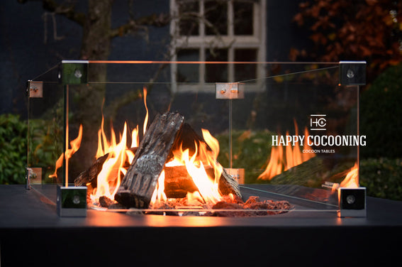 Design vuurtafels van Nederlandse bodem genaamd Happy Cocooning