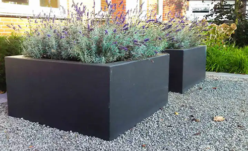 ADEZZ - Bamboe plantenbak CARREZ - 120x120x85