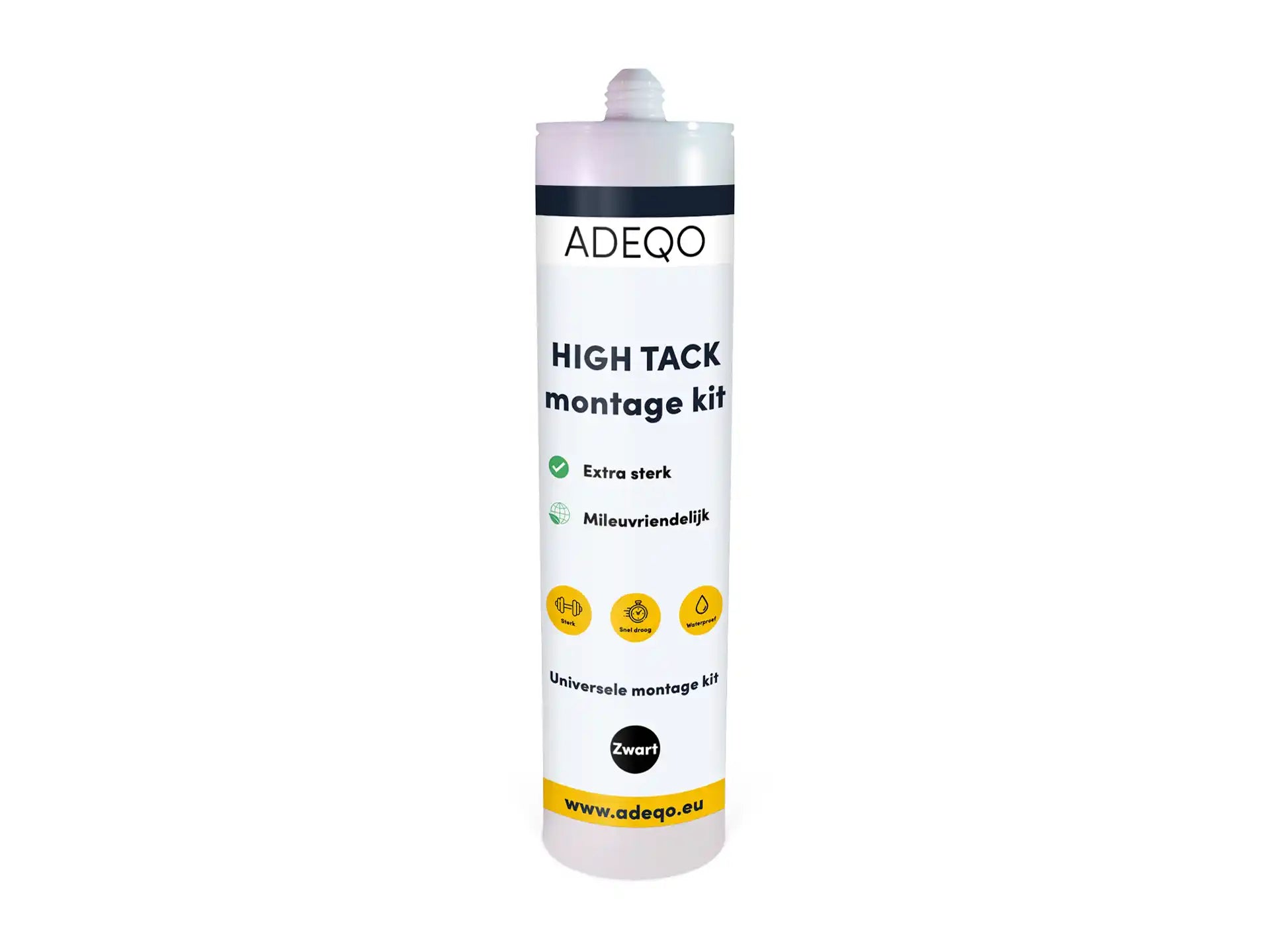 Adeqo High Tack montagekit 290 ml voor het monteren van akoestische wandpanelen.