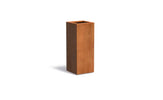 Adezz Carrez Cortenstaal Plantenbak Pilaar Vierkant 40 x 40 x 100 cm - met bodem
