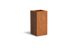 Adezz Carrez Cortenstaal Plantenbak Pilaar Vierkant 50 x 50 x 100 cm - met bodem