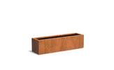 Adezz Carrez Cortenstaal Plantenbak Rechthoek 150 x 40 x 40 cm - met bodem