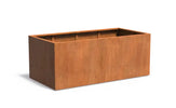 Adezz Carrez Cortenstaal Plantenbak Rechthoek 200 x 100 x 80 cm - met bodem