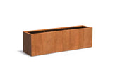 Adezz Carrez Cortenstaal Plantenbak Rechthoek 200 x 50 x 60 cm - met bodem