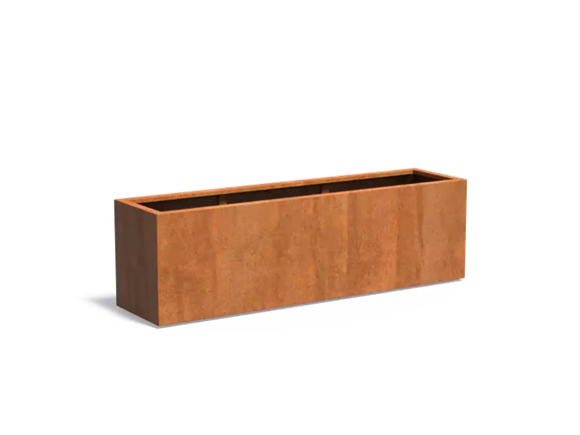 Adezz Carrez Cortenstaal Plantenbak Rechthoek 200 x 50 x 60 cm - met bodem
