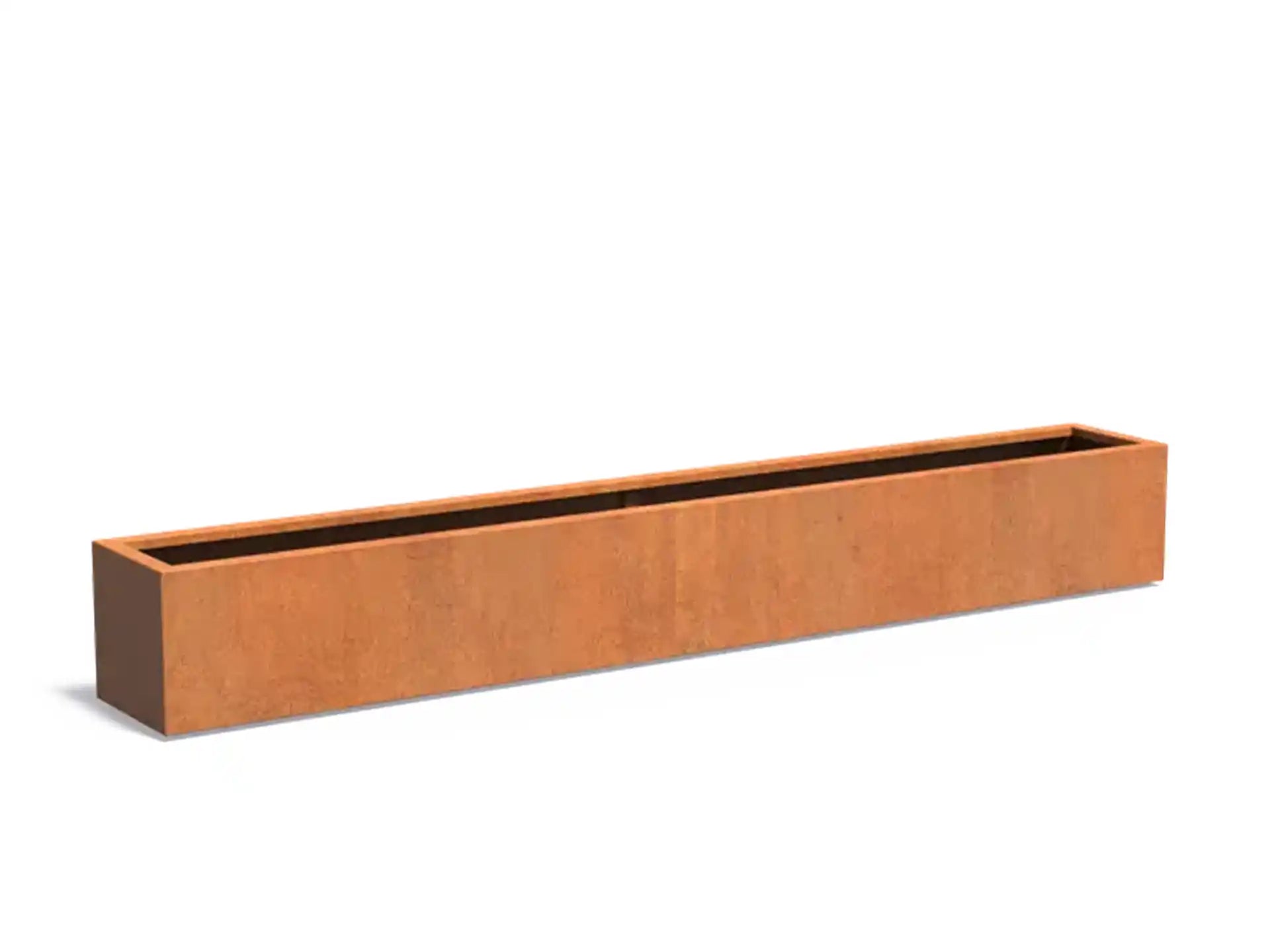 Adezz Carrez Cortenstaal Plantenbak Rechthoek 300 x 40 x 40 cm - met bodem
