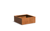 Adezz Carrez Cortenstaal Plantenbak Vierkant 100 x 100 x 40 cm - met bodem