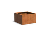 Adezz Carrez Cortenstaal Plantenbak Vierkant 100 x 100 x 60 cm - met bodem