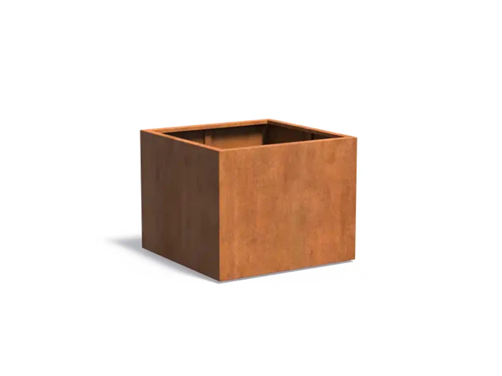 Adezz Carrez Cortenstaal Plantenbak Vierkant 100 x 100 x 80 cm - met bodem