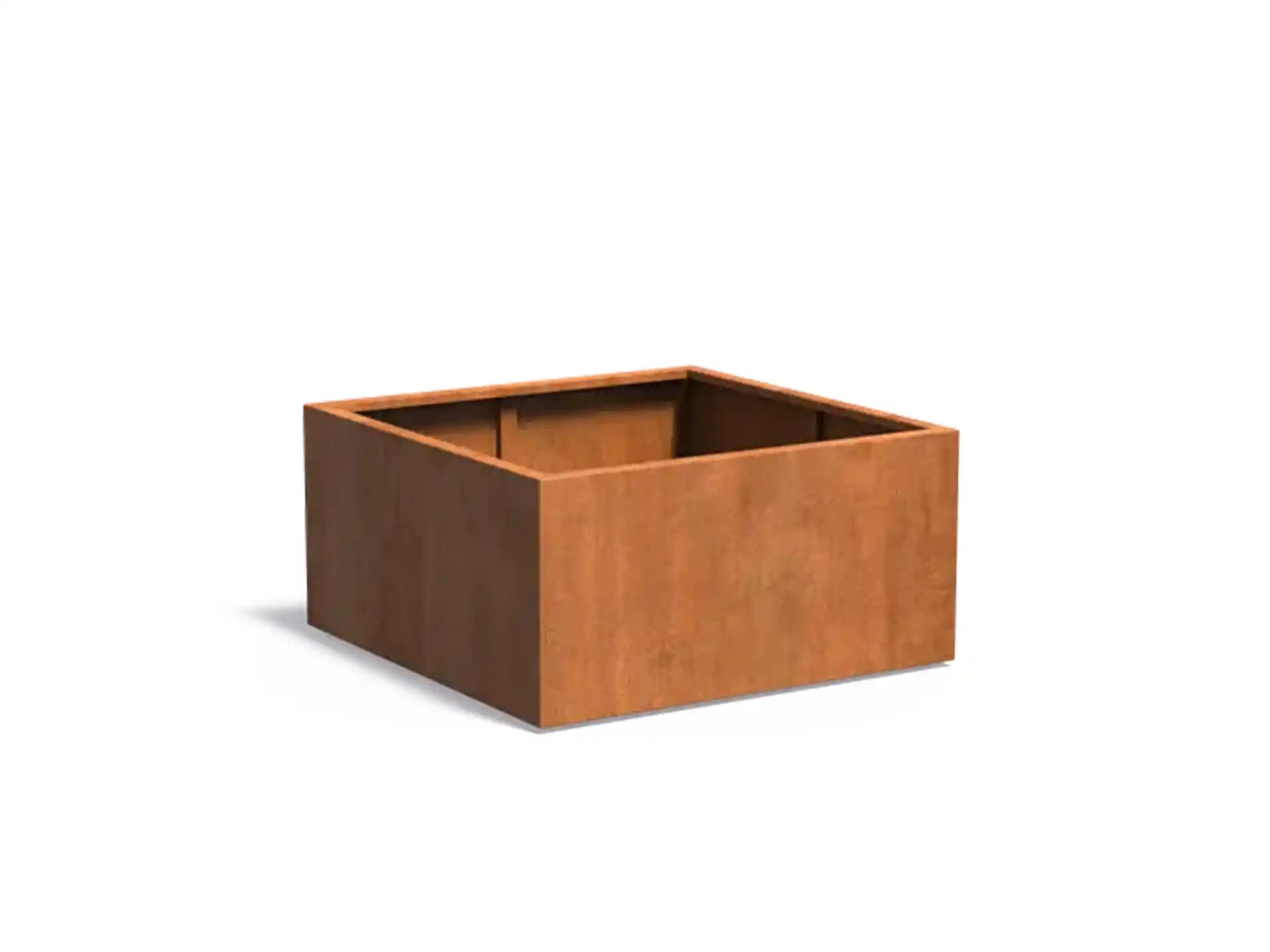 Adezz Carrez Cortenstaal Plantenbak Vierkant 120 x 120 x 60 cm - met bodem