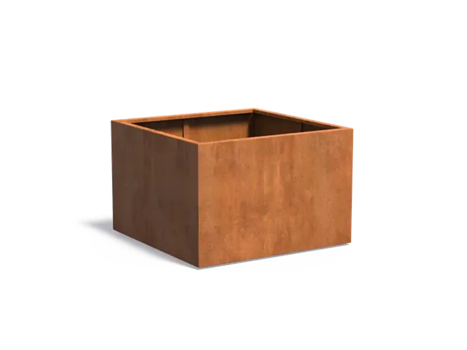 Adezz Carrez Cortenstaal Plantenbak Vierkant 120 x 120 x 80 cm - met bodem
