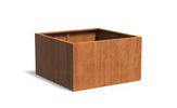 Adezz Carrez Cortenstaal Plantenbak Vierkant 140 x 140 x 80 cm - met bodem