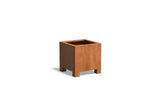 Adezz Carrez Cortenstaal Plantenbak Vierkant met poten 60 x 60 x 60 cm - met bodem
