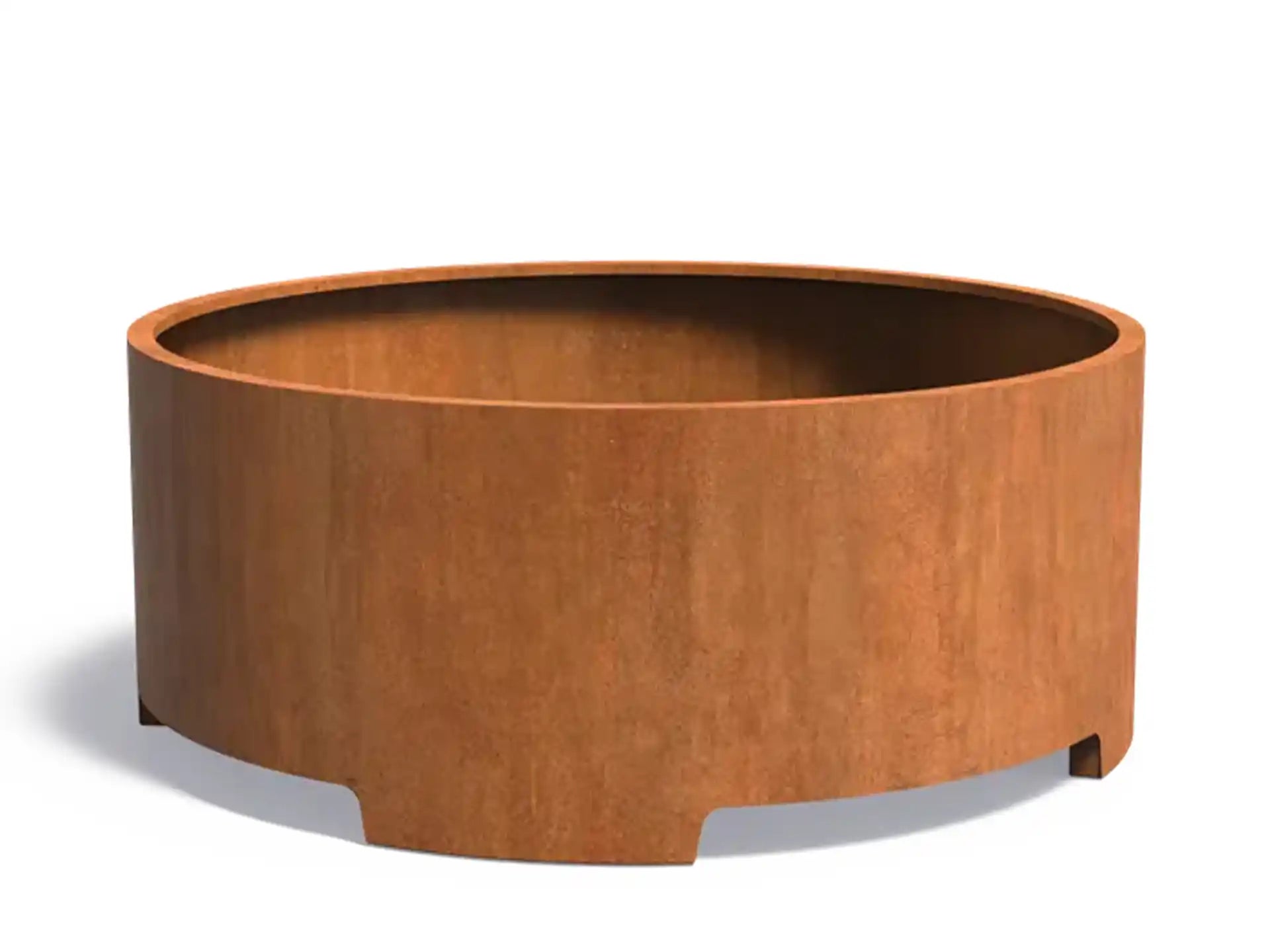 Adezz Circum Cortenstaal Plantenbak Rond met poten 200 x 200 x 80 cm - met bodem
