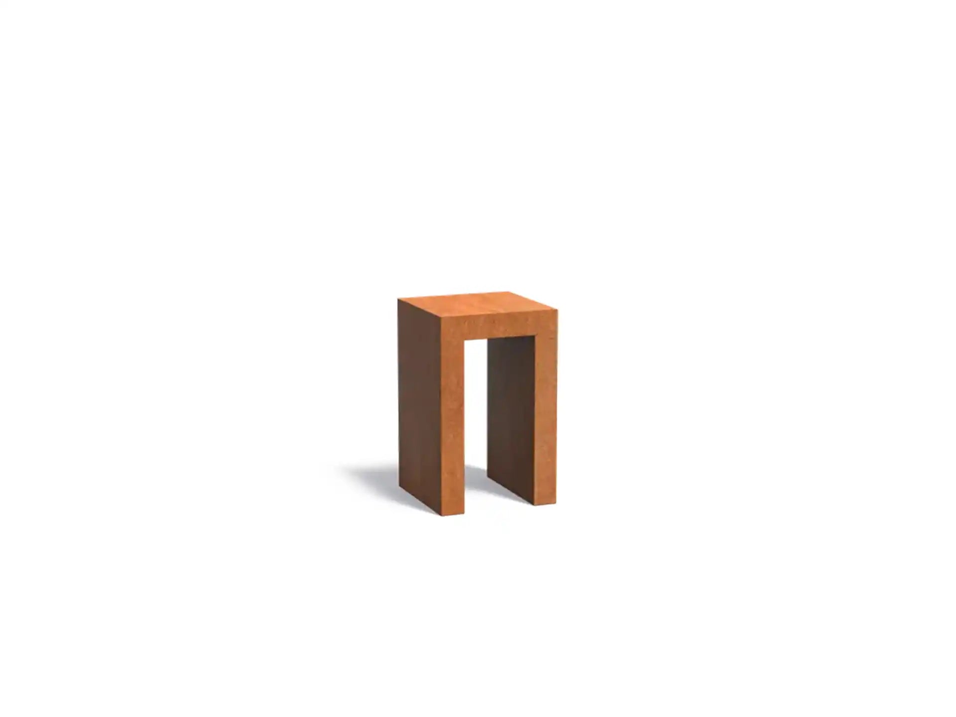 Adezz Sokkel U-vorm van cortenstaal 50 x 50 x 80 cm