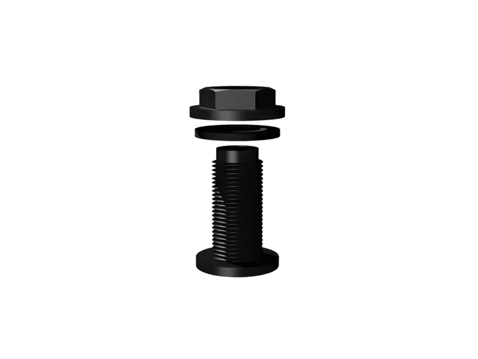 Productfoto van de Adezz overlooppijp 41 x 41 mm, functionele waterafvoerbuis van metaal, eenvoudig en strak ontwerp op witte achtergrond.