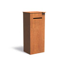 Adezz Case brievenbus Cortenstaal 50 x 40 x 120 cm