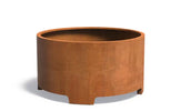 Adezz Circum Cortenstaal Plantenbak Rond met poten 150 x 150 x 80 cm - met bodem