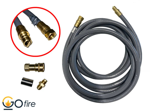 Gofire aardgas ombouwkit 75 x 25 cm