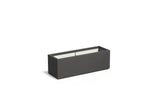 Adezz Carrez Plantenbak Polyester Rechthoek 120 x 40 x 40 cm Zwartgrijs