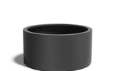 Adezz Circum Plantenbak Polyester Rond Recht 120 x 120 x 60 cm Zwartgrijs