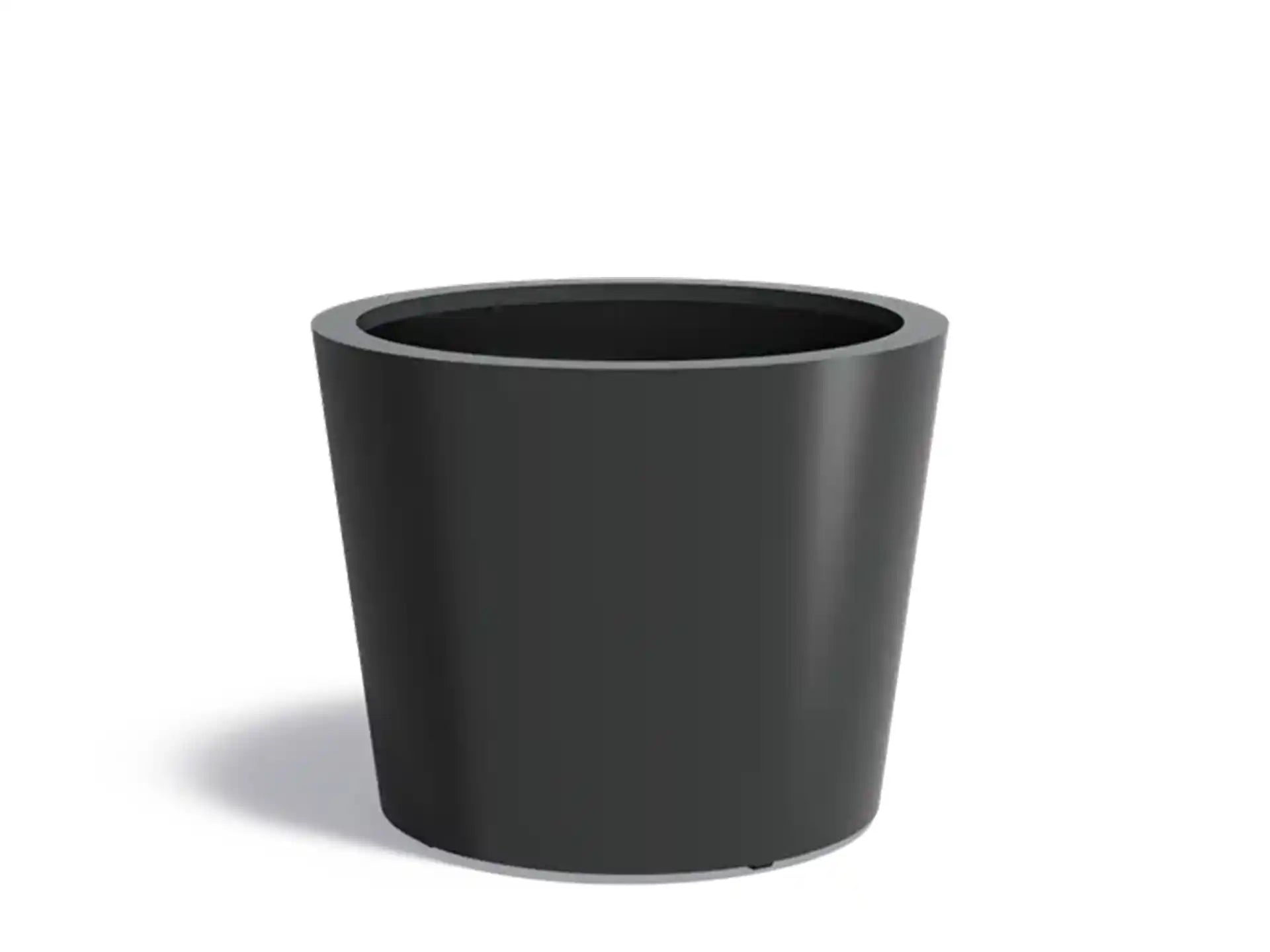 Adezz Conic Aluminium Plantenbak Rond 100 x 100 x 80 cm Zwartgrijs
