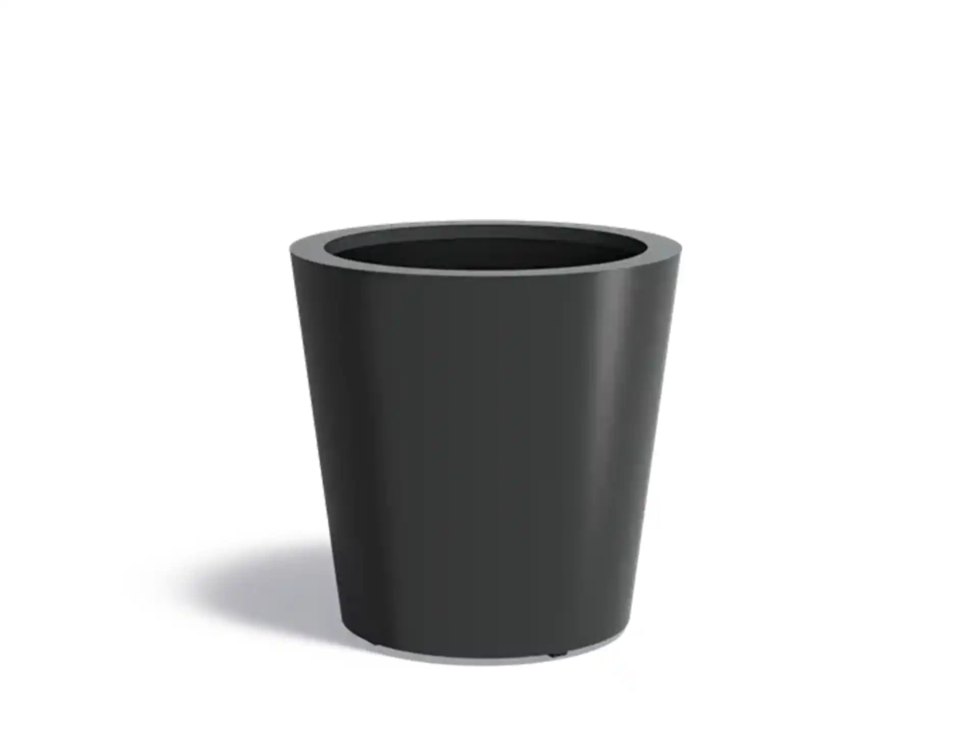 Adezz Conic Aluminium Plantenbak Rond 80 x 80 x 80 cm Zwartgrijs