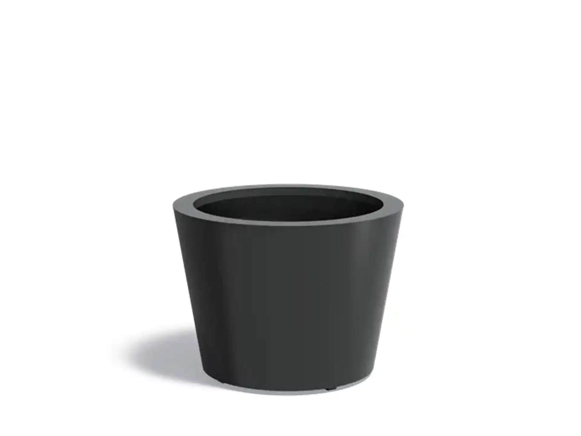 Adezz Conic Aluminium Plantenbak Rond 80 x 80 x 60 cm Zwartgrijs