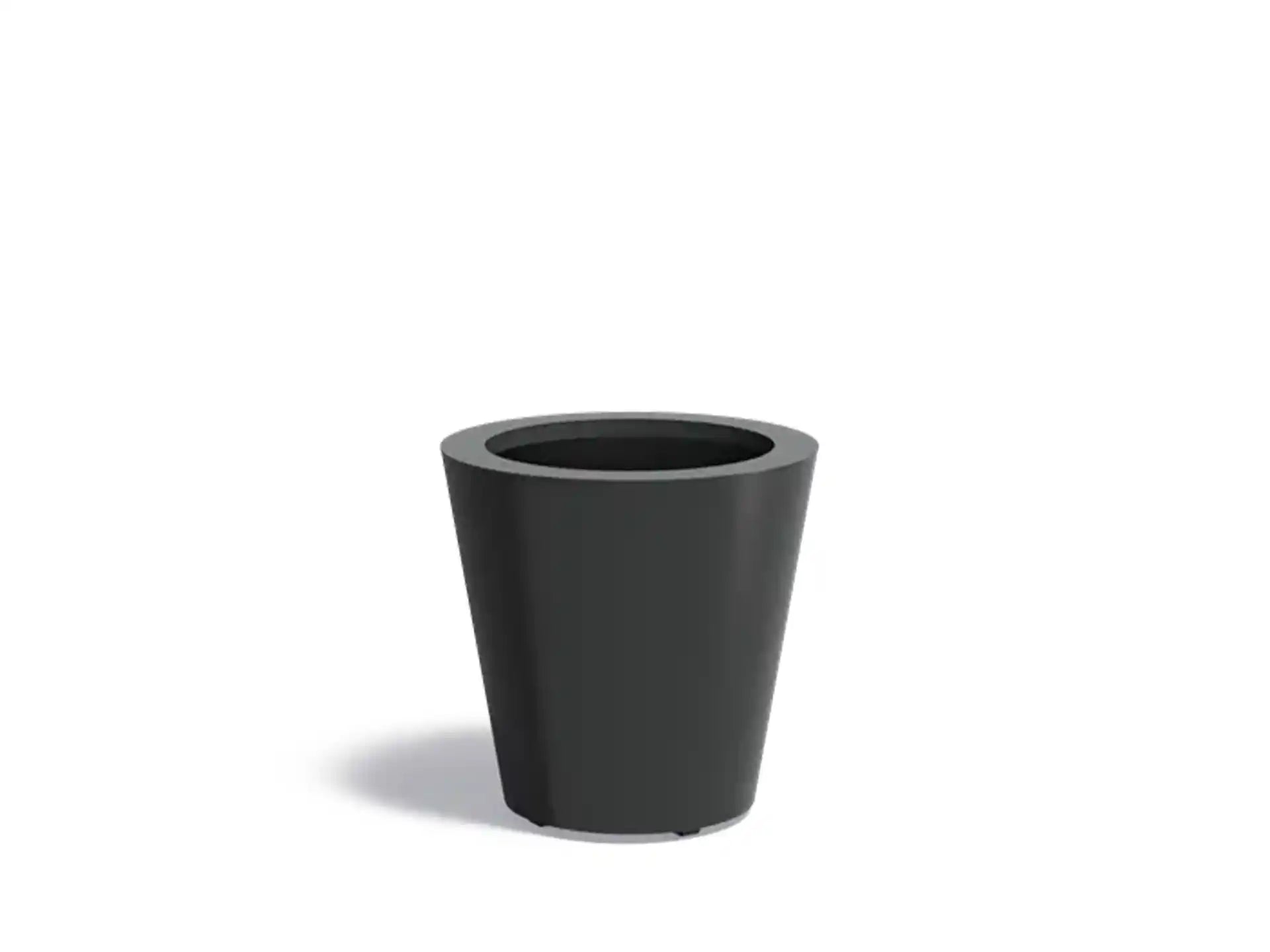 Adezz Conic Aluminium Plantenbak Rond 60 x 60 x 60 cm Zwartgrijs