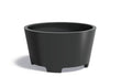 Adezz Conic Aluminium Plantenbak Rond met Poten 150 x 150 x 80 cm Zwartgrijs