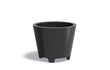 Adezz Conic Aluminium Plantenbak Rond met Poten 100 x 100 x 80 cm Zwartgrijs