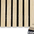Adeqo Akupanel - Natuurlijk Eiken hout 260 x 60 cm - 3 zijdig écht houtfineer - Akoestische Wandpanelen