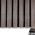 Adeqo Akupanel - Donker Walnoot hout 260 x 60 cm - 3 zijdig écht houtfineer - Akoestische Wandpanelen